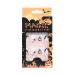 Ghost Press on Nails Short Glossy Virus Fake Nails Almond Cartoon Print - 24Pcs Set (Style G) - Buy Online on GoSupps.com