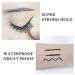 Eyelash Glue Pen 2 in 1 Self-Adhesive Liner | Waterproof Latex-Free Formula for Strong Hold | Ideal for False Lashes - Pearl&Diamond-Black Packaging - Buy Online on GoSupps.com