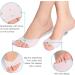 Metatarsal Pads & Soft Gel Ball of Foot Pads - Toe Protectors for Men & Women | Prevent Calluses & Blisters (1 Pair - Buy Online on GoSupps.com