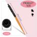 Professional Mini Round Hair Dryer Brushes - 2 Pack Klein Hairbrush for Thin Hair & Beards - 26.5 cm Styling Brush in Lure Yellow - Buy Online on GoSupps.com