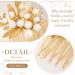 Reaky Pearl Hair Combs Gold Leaf Headpieces Bridal Hair Piece Wedding Hair Accessories for Women - Buy Online on GoSupps.com