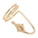 Women Finger Nail Ring Fashionable Fingernail Rings Nail Art Accessory for Parties and Daily Life (3057 gold)