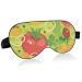 Haskirky Light Blocking Eye Mask Breathable and Adjustable Adult Men and Women Travel on Business Trips Yoga Meditation Light Smooth Comfortable Eye Mask Office Deep Sleep Goodies Tomato Vegetable