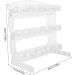 Mikikit Egg Grid Eggs Fridge Refrigerator Egg Bins Clear Egg Case Plastic Egg Organizer Household Camper Van Transparent 20.00X20.00X11.00CM - Buy Online on GoSupps.com