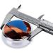 Shop Gorge Scenery Round Pill Box - 3 Compartments Portable Organizer for Travel & Purse - Buy Online on GoSupps.com