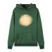 Bigfanshu in Women's Clothing Long Sleeve Print Hooded Sweatshirt Autumn&Winter Blouse Lady Tops Green
