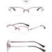 Vevesmundo Women s Blue Light Filter Reading Glasses - Metal Oval Anti Blue Light Glasses +1.0 to +4.0 Strength - Stylish Red 1.5x Lens - Buy Online on GoSupps.com