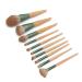 Cosmetic Brush 10pcs Loose Powder Brush Portable Eyeshadow Brush Strong Powder Grasping Safe Eco Friendly for Women Girls Makeup Artist Home Travel Dating Party