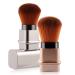 RN BEAUTY Retractable Kabuki Makeup Brushes - Golden | Professional Mineral Blending Buffing Brush with Cover - Buy Online on GoSupps.com