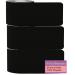 PRO Synthetic Kinesiology Tape Precut 60 Precut Strips Waterproof Sports & Athletic tape for Athletes - Physio Elastic Sports Tape Pain Relief Adhesive for Muscles Shin Splints Ankle Neck Knee & Shoulder (black) Pro-black
