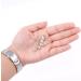 Rustark 120Pcs Silver Pin Back Clasp Brooch Set for Badge Crafts and Jewelry Making - 3 Sizes (Small/Medium/Large) - Buy Online on GoSupps.com
