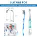 YUNCHI Toothbrush Cover 9 Pack - Portable Toothbrush Holder for Travel - Fits Electronic & Manual Toothbrushes - Caps Protector for Kids & Adults - White - Buy Online on GoSupps.com