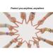 UISI Silicone Bracelet - Disposable Portable Hand Sanitizer Wristband (Clear Pink) - Ideal for Adults and Children - Buy Online on GoSupps.com
