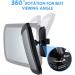 Shop Ansta Baby Car Mirror - 100% Break-Proof 360 Adjustable Wide Angle Back Seat Rear View Mirror for Safe Travel - Buy Online on GoSupps.com
