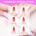 12pcs Professional 100/180 Grit Nail Files for Acrylic, Gel, Thick, and False Nails - Washable & Reusable Double-Sided Emery Board - Buy Online on GoSupps.com
