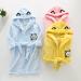 Miyanuby Baby Boys Girls Soft Flannel Bathrobe | Cat Hoodie Nightwear 4-5 Years | Perfect Gift for Kids - Buy Online on GoSupps.com