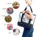 BORMELUN Clear Tote Bag for Women - Large Transparent Handbag in Black - Buy Online on GoSupps.com
