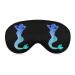 Watercolor Mermaid Sleep Mask Eye Cover for Sleeping Blindfold with Adjustable Strap Blocks Light Night Travel Nap for Men Women