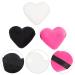 Beaupretty 18 pcs Heart Puff Face Sponge Set - Soft Makeup Applicators & Exfoliating Cushions for Women - Perfect for Loose Powder & Makeup Removal - Assorted Colors 6x5cm - Buy Online on GoSupps.com