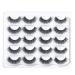 Russian Strip Lashes 10 Pairs - Natural Matte False Eyelashes 004 - Manga Style - Buy Online on GoSupps.com