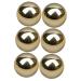 Tovinanna 6 Stk Gymnasic Ball from brass Hand exercise Gift Practical Balls Hand Balls Massage Devices Feature Tal Small Glatt Balls Golden Customs Local Land Glue Massagic Copper China Sport