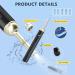 Ear Wax Removal Tool Camera 1080P Earwax Remover & Blackhead Cleaning Kit - iPhone & Android Compatible (Black) - Buy Online on GoSupps.com