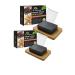 Natural African Black Soap w/Cocoa Butter & Vitamin E For All Skin Gentle Paraben Free and Vegan Light Fragrance (Lot of 2)