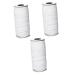 Healeved 3pcs Earrings White Snout Elasticity 5000x0.4cmx3pcs
