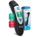 iProven Digital Thermometer with Fever Indicator - Temporal and Ear Measurements Accurate and Fast Reading For Adults and Kids - DMT-489 Black