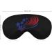USA Flag and Eagle Sleep Mask | Adjustable Strap Eye Cover for Sleeping, Blocking Light | Ideal for Travel, Nap | Men and Women - Buy Online on GoSupps.com
