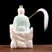 Buddha Statue/Buddha Figurines Artificial Jade Buddha Statue Indoor Fortune Protection Statue Collection Best Gift Suitable for Home/Living Room/Office (White/Blue) Buddha Statue Decoration (Mug X) - Buy Online on GoSupps.com