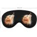 Watercolor Golden Retriever Dog Sleep Mask - Adjustable Strap, Soft Blindfold for Sleeping - Cute Design - 1 Count - Buy Online on GoSupps.com