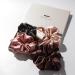 Artilady Large Satin Scrunchies 4-Pack - Silk Hair Scrunchies for Women - Soft Hair Ties and Wrist Accessories - Birthday Gift - Pink Rose Gold Brown Taupe - Large Size - Buy Online on GoSupps.com