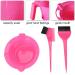 Dekaim Hair Dye Bowl Set | 3-Piece Pink Hair Bleaching Mixing Bowls | Hairdressing Accessories for Salon & Home Use - Buy Online on GoSupps.com