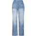 MRGIINRI Women's Bell Bottom Jeans 2023 Fashion High Waisted Flare Denim Pants - Sky Blue, Large - Buy Online on GoSupps.com