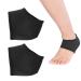 2 Pairs Moisturizing Heel Socks Wrap Neoprene for Dry Hard Cracked Washable Heel Pad Compression Support for Ease Swelling and Heel Spurs Ankle Brace Relieve Pain