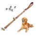 CATHYLIFE Dog Doorbells for Potty Training, Puppy Bells for Door Knob, Go Outside, Premium Quality Dog Bells, Adjustable Door Bell, Training Your Puppy The Easy Way Brown Leather 10 bells