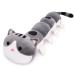 Desdfcer Long Cat Plush Pillow Long Cat Stuffed Animal Toy Cute Long Body Cat Plushies Doll Cat Toys for Kids Birthday Christmas Valentines Day Gifts Grey-1
