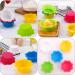 Zerodeko 24pcs Muffin Cup Mold Cheesecake Muffin Pan Mini Muffin Mini Silicone Molds Cake Making Molds Muffin Mold Cup Making Tools Cake Molds Baking Tools Spring Dessert Silica Gel Lace 8X8X3CM Random Color - Buy Online on GoSupps.com