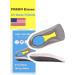 Plantar fasciitis arch-support insoles in the sole of the heel women men men's heel inserts for heel pain heel spur flat feet tendonitis shock absorbers EU 41-46 black