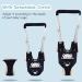 IULONEE Baby Walking Harness with Ergonomic Design and Detachable Crotch - Dark Blue Bear | Walker Assistant Belt for 9-24 Month Olds - Buy Online on GoSupps.com