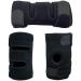 Luwint Kids Youth Neoprene Knee Brace - Open Patella Stabilizer with Adjustable Straps, Medium Black - Ideal Support for Arthritis, ACL, Basketball and Sports - Relieves Pain - 1 Piece - Buy Online on GoSupps.com