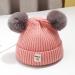 XYIYI Baby Kids Winter Knit Hat with Pom - Pink (6-24 Months) - Buy Online on GoSupps.com