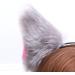 Healeved Plush Ear Hair Cartoon Stuffed Headband Headdress Hair Accessory for Women Girls Party Grey - Buy Online on GoSupps.com