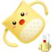 Children's Dinosaur Bathroom Cup | Zorq Yellow Double Handle Toothbrush Accessory for Kids - Buy Online on GoSupps.com