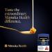 Buy Manuka Health MGO 550+ & MGO 400+ Manuka Honey Bundle - 100% Pure New Zealand Honey (500g Each) - Certified Methylglyoxal Content - Buy Online on GoSupps.com