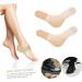 NOLITOY Heel Protector Sleeves - 4 Pairs Silicone Gel Heel Pads for Cracked Heel Relief & Moisturizing Foot Care - Buy Online on GoSupps.com