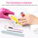 2 Set Nail Dip Powder Portable Nail Dipping Powder Kit Featuring Nail Dust Brush and Metal Cuticle Pusher For High Quality Home Manicure Experience - Buy Online on GoSupps.com