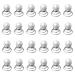 Baij hair spiral 24 pack hair spiders pearl spiral hair needles crystal hair coil hair curlies spiral wedding hair clip for bridal women girl party favors 24 pcs/ pearl