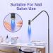 6W LED UV Light Gooseneck UV Lamp Curing Floor Lamp Ultraviolet Light with Foot Pedal Removable Lamp Head for Gel Nail Salon Home DIY Manicure Mobile Repair - Buy Online on GoSupps.com